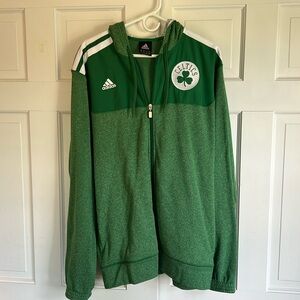 Adidas NBA Celtics full zip hoodie.  Men’s XL
